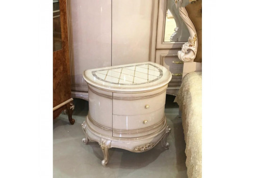 Тумба прикроватная ГРАЦИЯ GRACIA (W) 891, слоновая кость