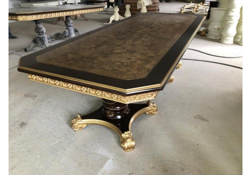 Стол Катания Овальный Орех золото