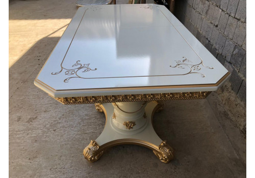 Стол Катания Белый золото