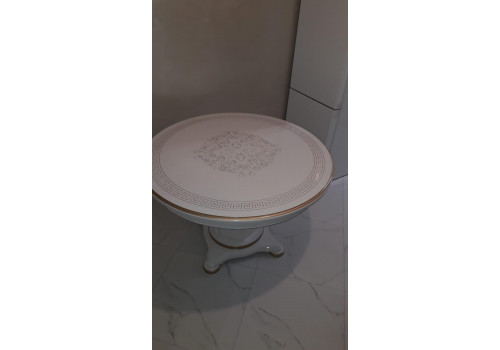 Стол Милано Белый золото раскладной