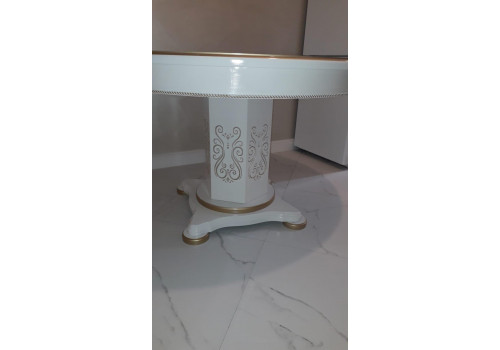 Стол Милано Белый золото раскладной