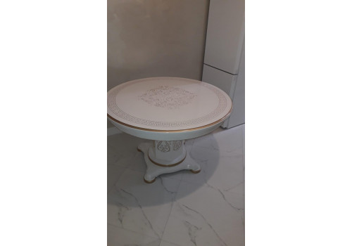 Стол Милано Белый золото раскладной