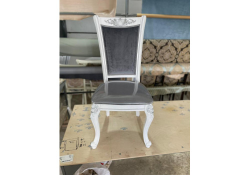 Стул Венеция Мягкий  Белый серебро