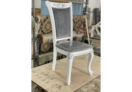 Стул Венеция Мягкий  Белый серебро