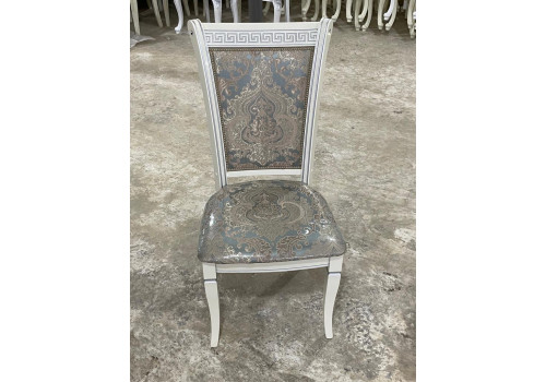 Стул Версаче Мягкий  Белый серебро