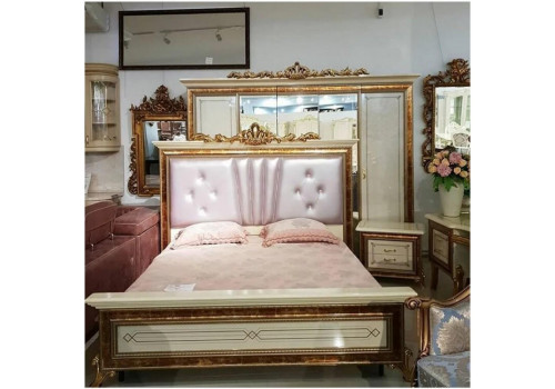 Кровать 1,8 м ИЗАБЕЛЛА IZABELLA 801, слоновая кость