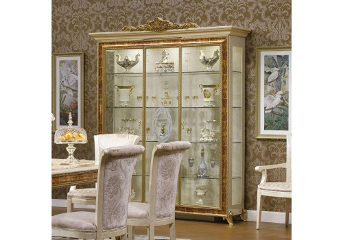 Витрина 3-дверная  Изабелла 801 IZABELLA  , беж