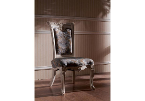 Стул обеденный ИЗАБЕЛЛА IZABELLA 208, белый с золотом