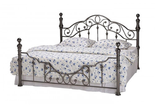 Кровать 9603 Каролина MK-2205-BN двуспальная 160х200 см