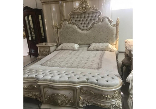 Кровать 1,8 м КАССИОПЕЯ KASSIOPEYA 3902, слоновая кость