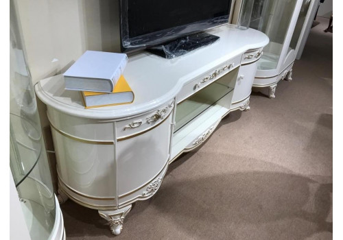 Тумба TV КАТАНИЯ KATANIA 3908W, слоновая кость