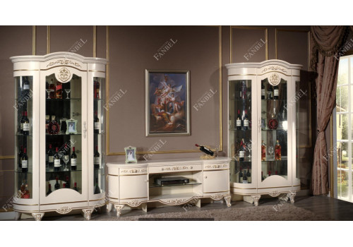 Гостиная КАТАНИЯ KATANIA 3908W, слоновая кость