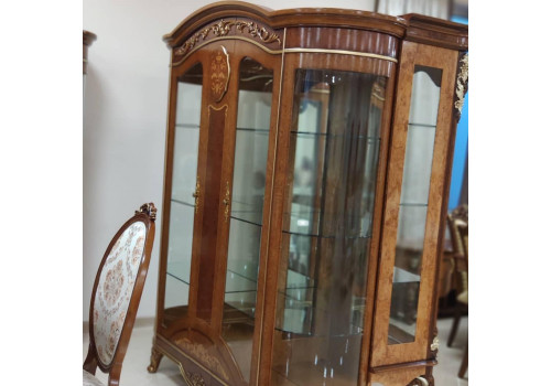 Витрина 3-дверная КАТАНИЯ KATANIA 3908D, орех