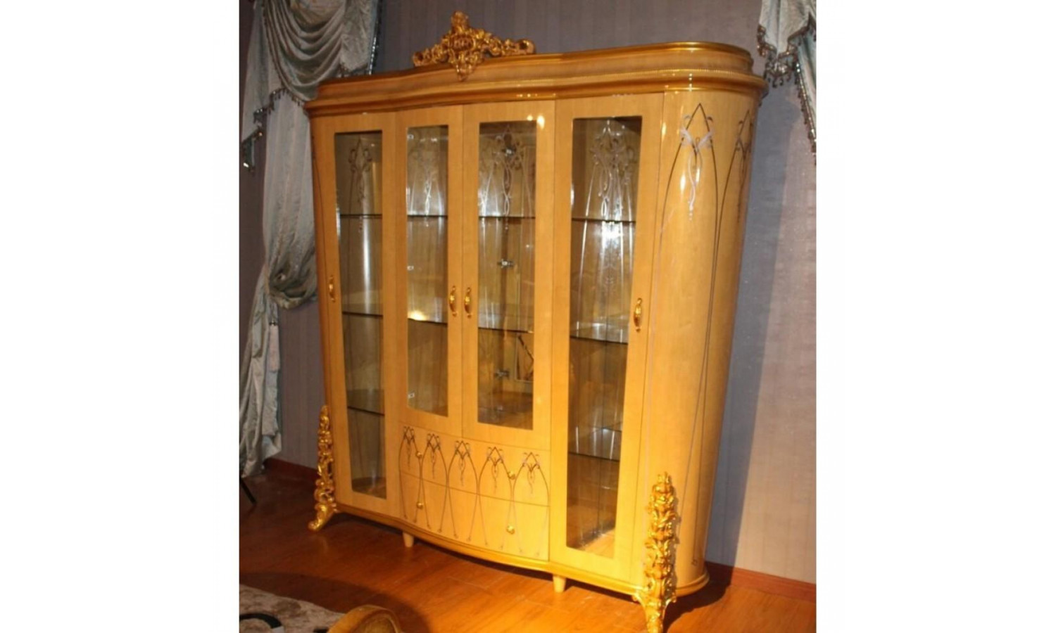 Столовая  Клеопатра KLEOPATRA 3901D , светлый орех