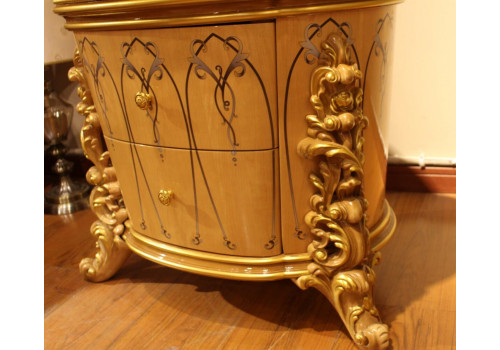 Тумба прикроватная КЛЕОПАТРА KLEOPATRA 3901D, орех