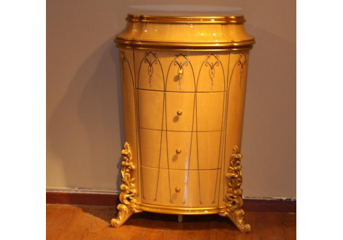 Высокий комод КЛЕОПАТРА KLEOPATRA 3901D, орех