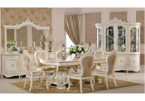 Столовая КОРОЛЕВА KOROLEVA 3876, слоновая кость