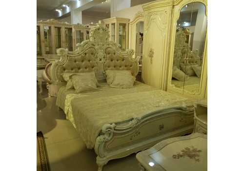 Спальня КОРОЛЕВА KOROLEVA 3876, слоновая кость