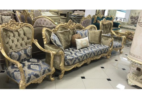 Комплект мягкой мебели КРАЛИЧЕ KRALICHE, золото