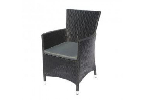 Плетеное кресло Y189D Black