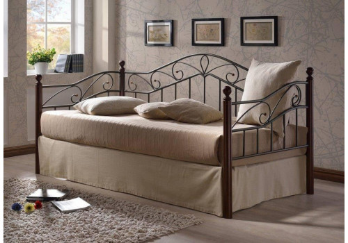 Кровать Melis MK-5234-RO  с боковой спинкой 90х200 см