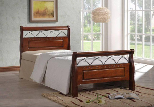 Кровать Nina MK-5231-RO односпальная 90х200 см