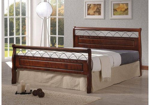 Кровать Nina MK-5232-RO двуспальная 160х200 см