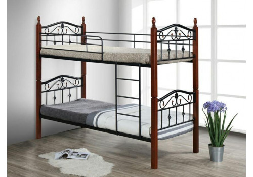 Кровать Mabel MK-5226-RO двухъярусная 90х190 см