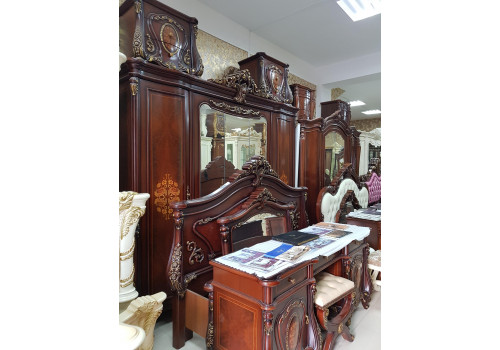 Шкаф 5-ти дверный  Лероз  (орех)