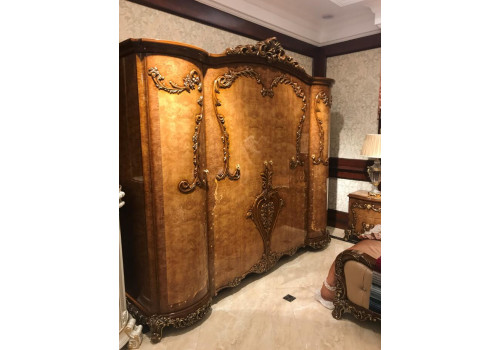 Шкаф 6-дверный Лиана 3913, орех