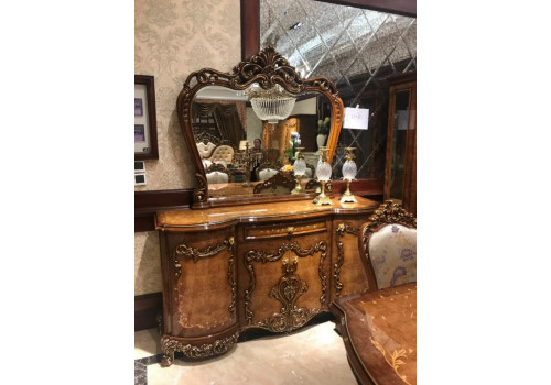 Комод с зеркалом ЛИАНА 3913, орех