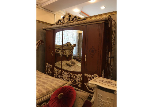 Шкаф 5-ти дверный  Love  (орех)