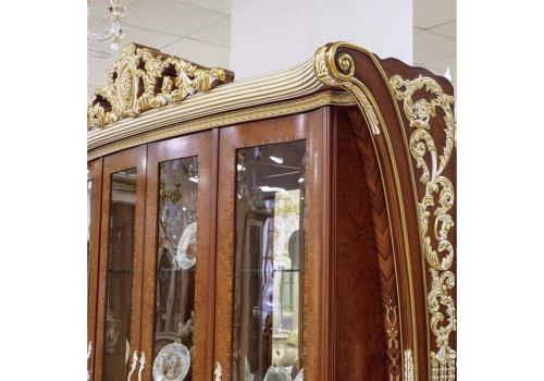 Витрина 4-дверная  Love , орех