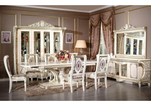 Комод с зеркалом  Love , слоновая кость