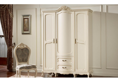 Шкаф 3-дверный Лючия 3255, белый