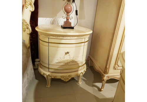 Спальня ЛУИЗА LUIZA K02, c 4-дверным шкафом, слоновая кость