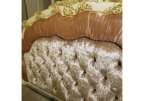 Спальня ЛУИЗА LUIZA K02, c 4-дверным шкафом, слоновая кость