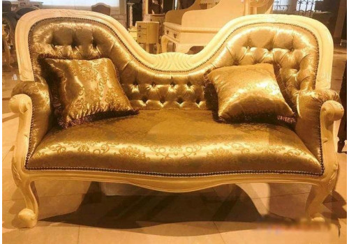 Софа  MK-2525-IV 2-местный 140х75х96 см Слоновая кость