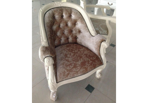 Кресло MK-CH01/1ST MK-2472-IV 78х65х91 см Слоновая кость