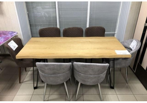 Стол Норман MK-5641-TW обеденный 90х180х76 см Натуральное дерево