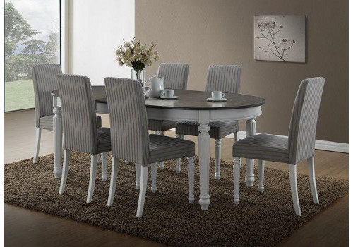 Стол Sharl MK-1256-GW обеденный раскладной