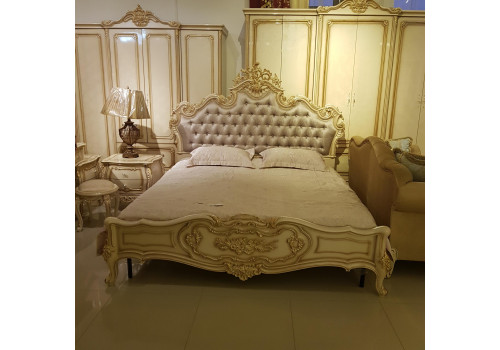 Спальня МИЛАНА MILANA 3886, с 4-дверным шкафом, слоновая кость