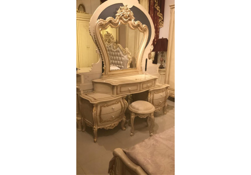 Спальня МИЛАНА MILANA 3886, с 4-дверным шкафом, слоновая кость