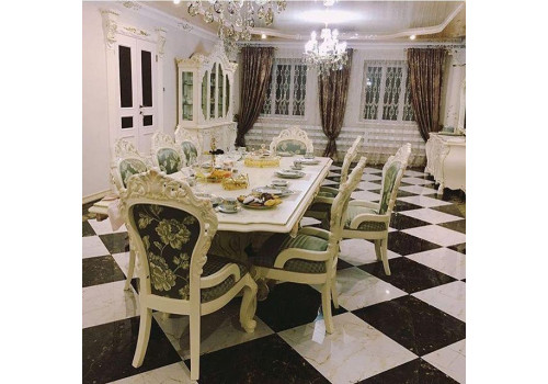 Стол обеденный  Мона Лиза , 240 (300), слоновая кость