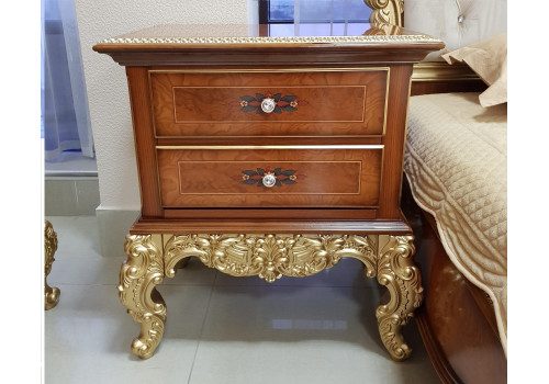 Спальня  Моника  (светлый орех) 4 дверная