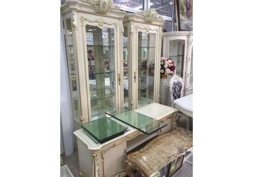 Витрина 1-дверная  Монреаль  Бежевый СМ06