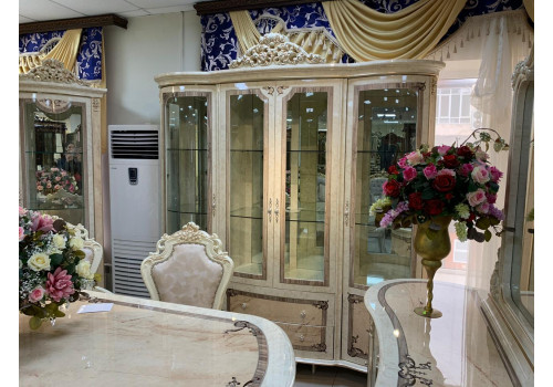 Витрина 4-дверная  Новелла NOVELLA 873, беж