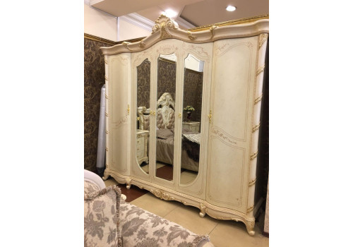 Шкаф 5-ти дверный  Опера  Белая, эмаль 5 дверная 889