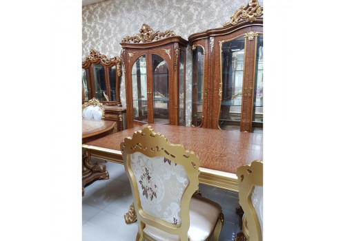 Витрина 4-дверная  Орнелла ORNELLA 5109 , светлый орех