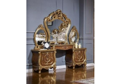 Туалетный столик с зеркалом   Орнелла  Светлый орех 5109